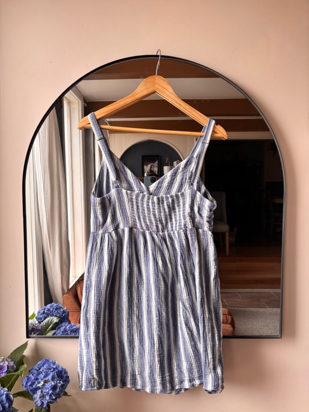 GENTLE FAWN | Lorelei cotton gauze mini dress | size medium - Picture 3 of 4